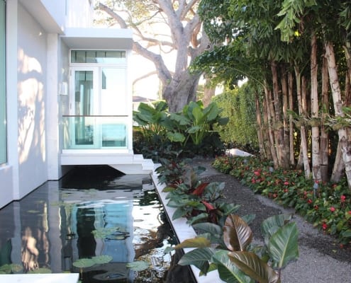 North Bay Road Pond - Miami Beach - Lancescape Miami